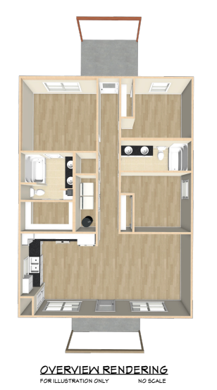 Overview rendering