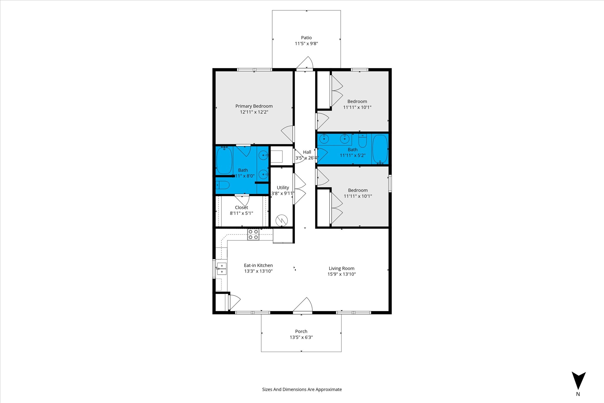 Floor Plan – Dogwood - 310 Townsend Ave, Bay Minette AL